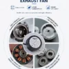 Wall-mounted Shutter Exhaust Fan, 1000, CFM - view 2