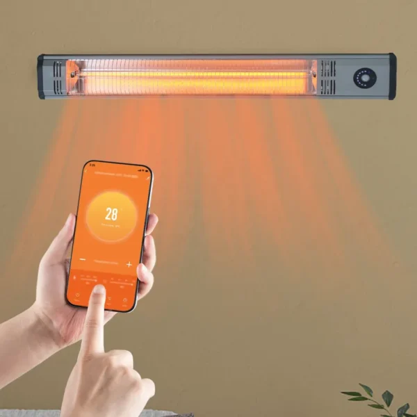 Wall Mounting Infrared Heater, EH220, 2200W, PIR, APP - view 5