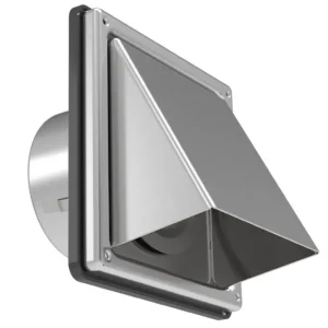 Wall Outlet External Extractor, Stainless, Steel, HVAC