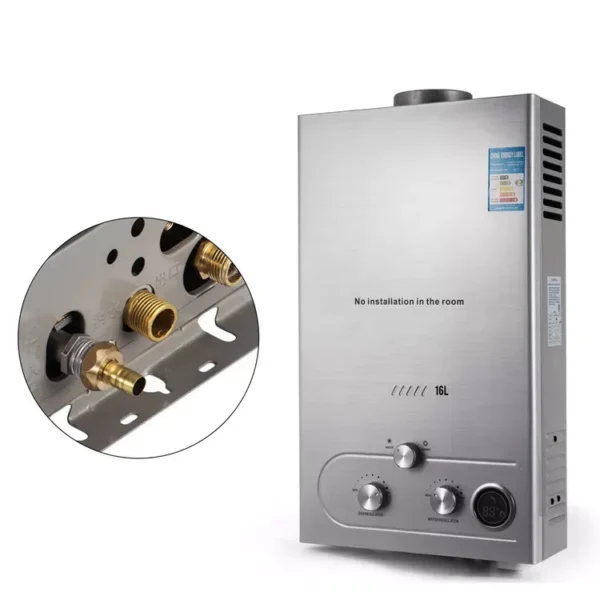 Water Heater, 24KW, Stainless, Steel, 3.2GPM - view 2