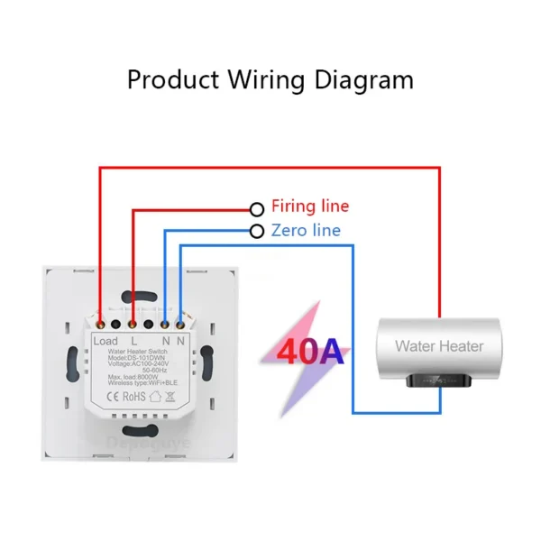 Water Heater, 40a, 20a - view 4