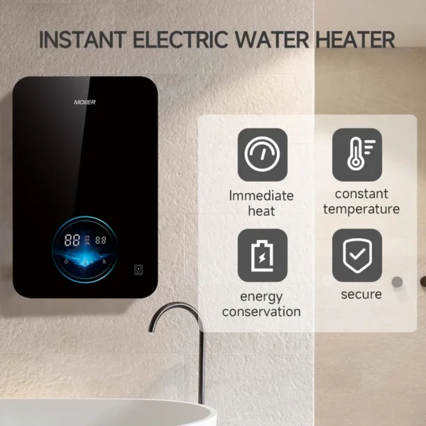 Water Heater, 5500W, 220v, 240V, Wall - view 6