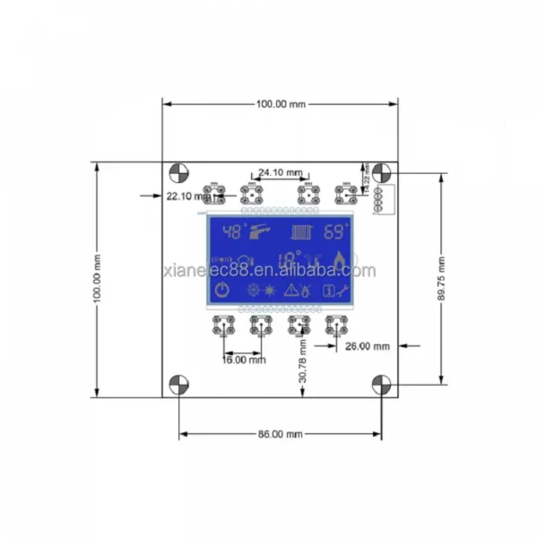 Water Heater, BP-1300, PCB, LCD - view 4