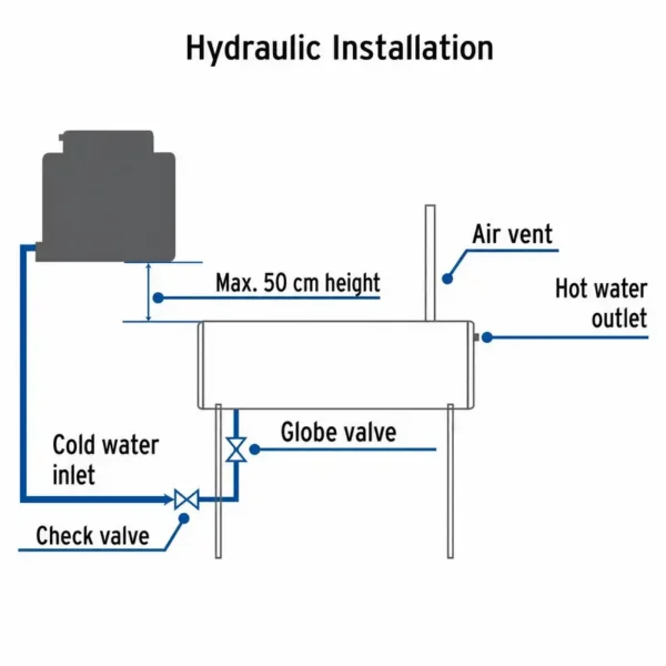 Water Heater, Solar, Copper - view 4