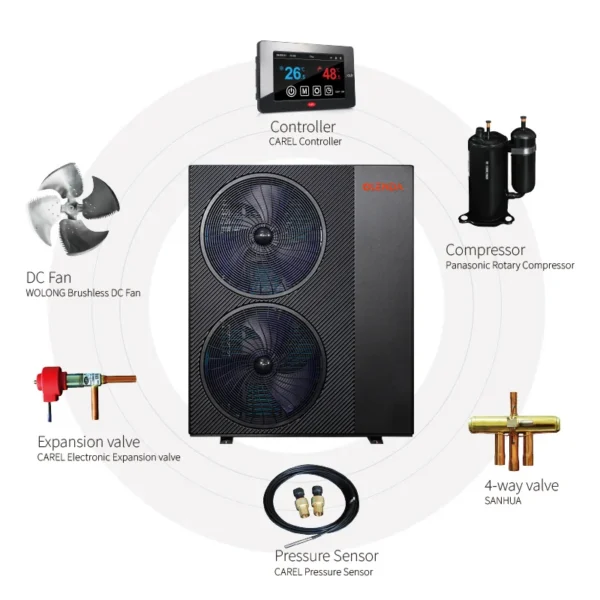 Water Heater, SPRSUN, 15.5kw, R290, Inverter - view 3