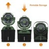 Water Mist Camping Fan, Portable, 20000mAh, Brushless - view 4