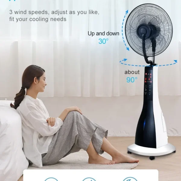 Water Mist Spray Fan, 220, 90 - view 4