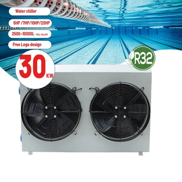 Water Source Heating Pump, R32, 20kw, 30kw, 10000L