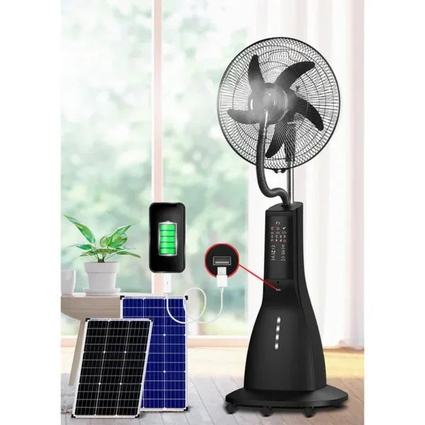 Water Spray Mist Fan, Portable, 12, 45
