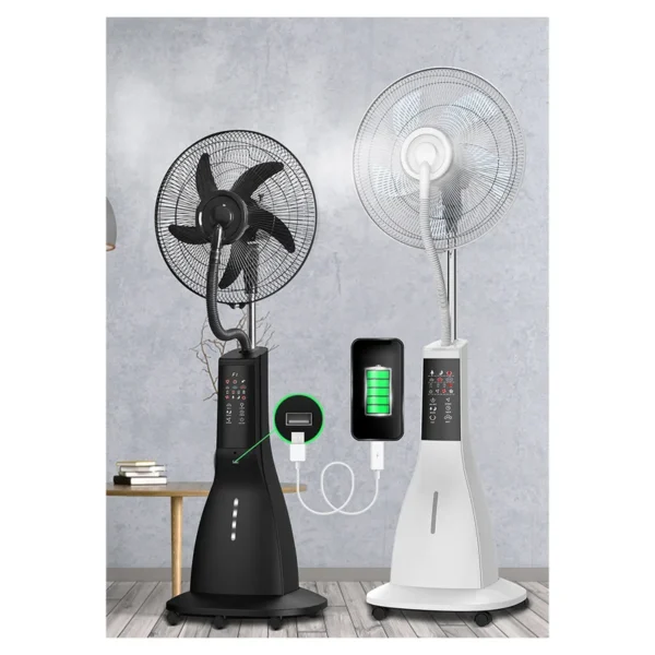 Water Spray Mist Fan, Portable, 12, 45 - view 3