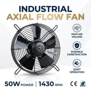 Waterproof Axial Fan, 110V, 220V, 240V, 1430r/min