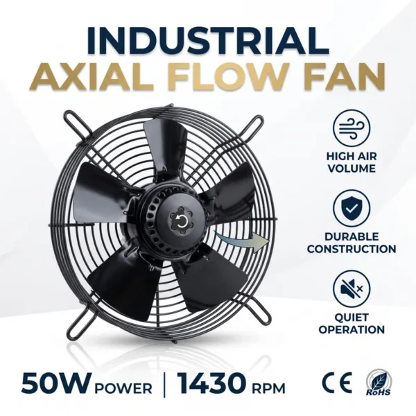 Waterproof Axial Fan, 110V, 220V, 240V, 1430r/min