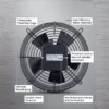 Waterproof Axial Fan, 110V, 220V, 240V, 1430r/min - view 3