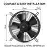 Waterproof Axial Fan, 110V, 220V, 240V, 1430r/min - view 5