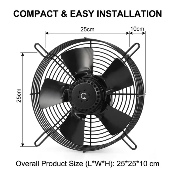 Waterproof Axial Fan, 110V, 220V, 240V, 1430r/min - view 5