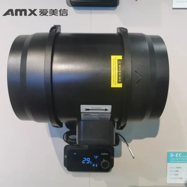 Waterproof In-line Duct Fan, D150EC, 110-120V, 220-240V