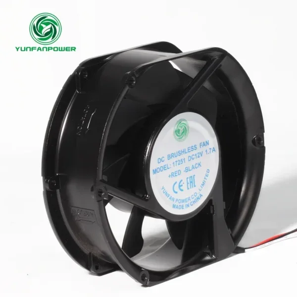 Waterproof Ip67 Fan, 172x150x51mm, 12V, 24v, Ceiling