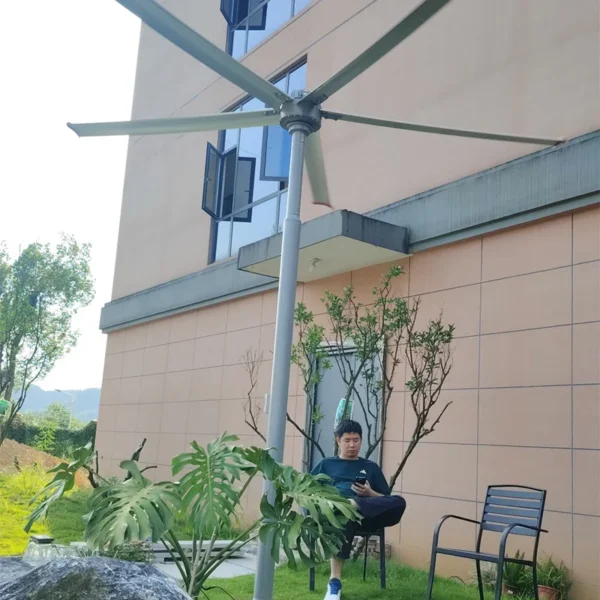 Waterproof Standing Garden Fan, 3.7m, PMSM, 220V - view 3