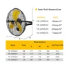Waterproof Wall Mounted Fan, 18", 20", 24" - view 6