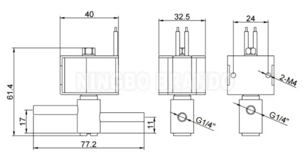 Way Valve, FDF2AK, 12VDC, 24VDC, 24VAC - view 5