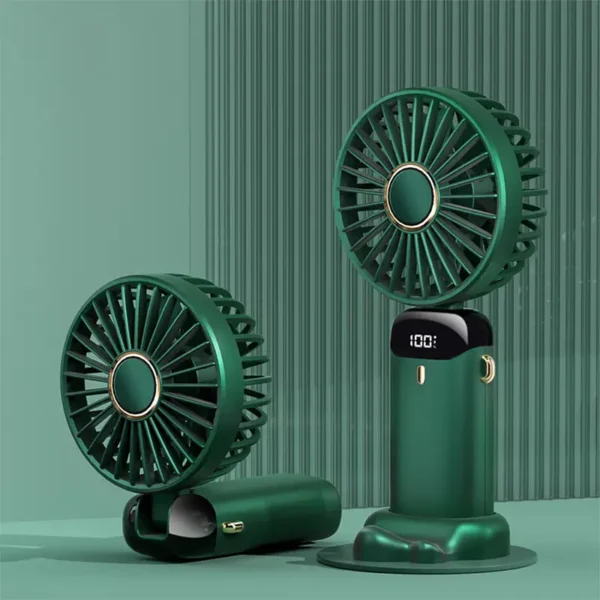 Wearable Neck Handheld Fan, USB, Portable - view 2