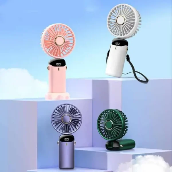 Wearable Neck Handheld Fan, USB, Portable - view 3