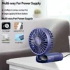 Wearable Neck Handheld Fan, USB, Portable - view 4