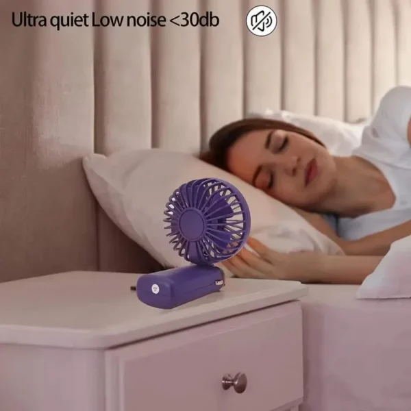 Wearable Neck Handheld Fan, USB, Portable - view 5