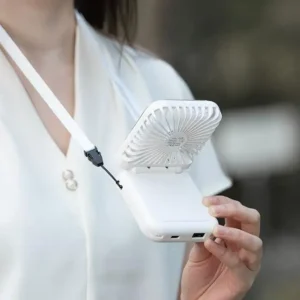 Wearable Neck Hanging Fan, Portable, USB
