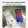 Wearable Neck Hanging Fan, Portable, USB - view 3