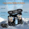 Wearable Outdoor Waist Fan, 10000mah, 10-speed - view 3