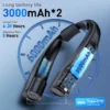Wearable Rechargeable Neck Fan, 6000mah, Portable - view 5