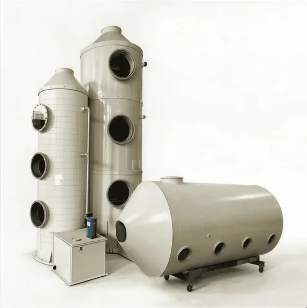 Wet Scrubber Venturi Tower, SO2, CO2, NH3 - view 2