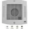 White Exhaust Fan, 110V-220V, A.C. Source, ABS+PP