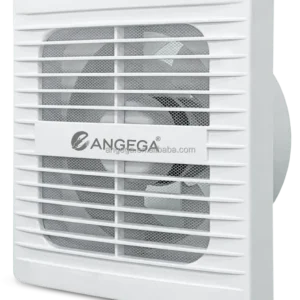 White Window-mounted Exhaust Fan, ANGEGA, VF-E4-3/6/8, Plastic