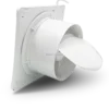 White Window-mounted Exhaust Fan, ANGEGA, VF-E4-3/6/8, Plastic - view 2