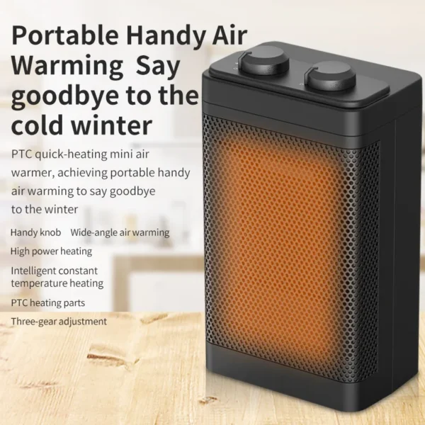 Wide-angle Air Warming Heater, PTC - view 3