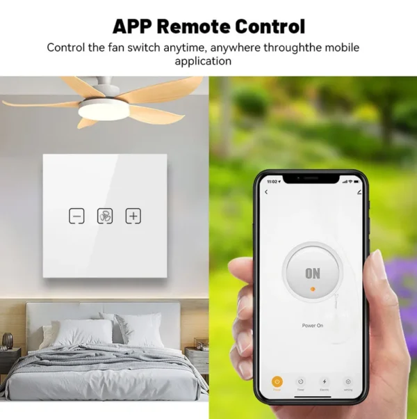 Wifi Smart Fan, 1800w, Plastic - view 4