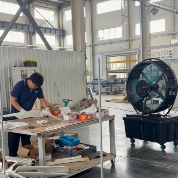 Wind Cool Mist Fan, 0.92m, Portable - view 2