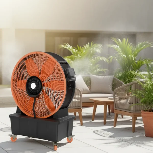 Wind Cool Mist Fan, 0.95m, Portable