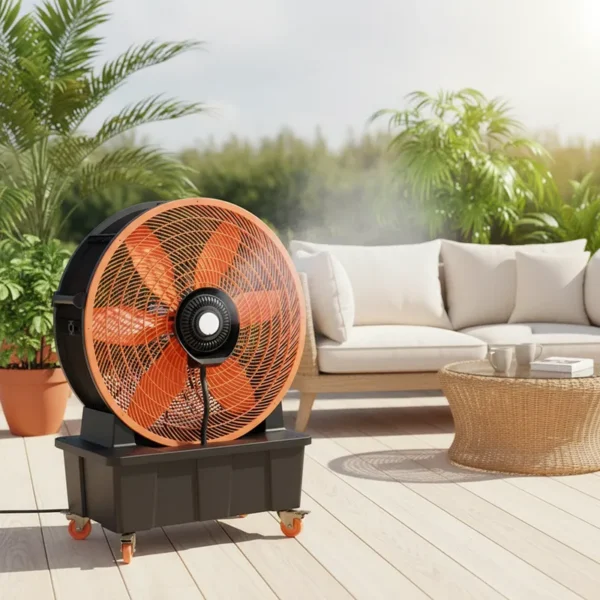 Wind Cool Mist Fan, 0.95m, Portable - view 2