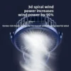 Wind Desktop Clip Fan, USB, Portable - view 3