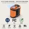 Wind Speed Neck Fan, 20000mAh, 5 V, 5W
