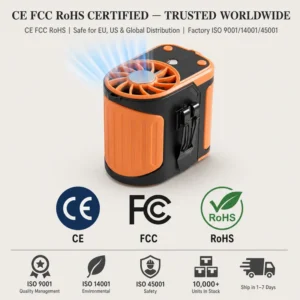Wind Speed Neck Fan, 20000mAh, 5 V, 5W
