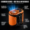 Wind Speed Neck Fan, 20000mAh, 5 V, 5W - view 4