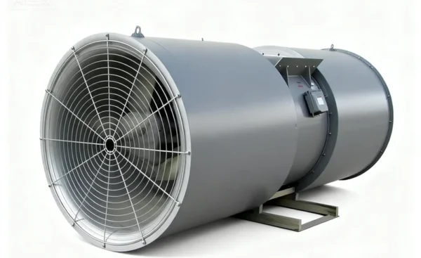 Wind Underground Mining Blower, Axial, Electric, Cast Iron - view 3