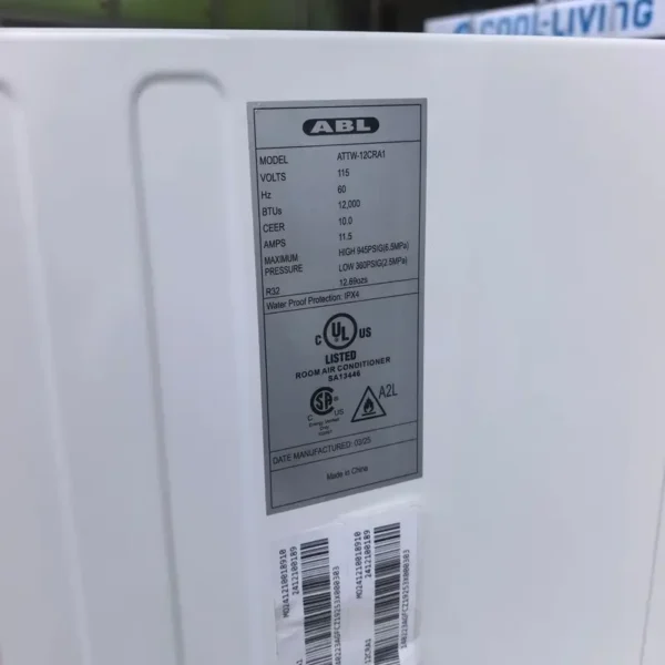 Window Air Conditioner, 110V~60Hz, 12000Btu, R32 - view 4