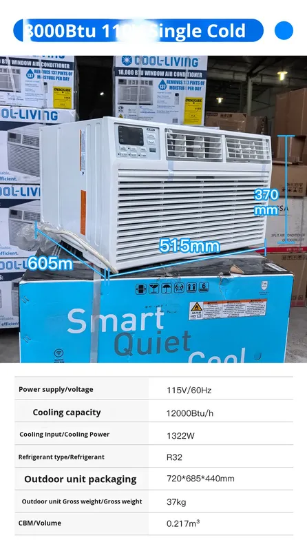Window Air Conditioner, 110V~60Hz, 12000Btu, R32 - view 6