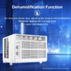 Window Air Conditioner, 110v, 60hz, R410a, 9000Btu - view 4