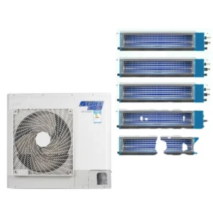 Window Air Conditioner, 220, R410A, 450 M3